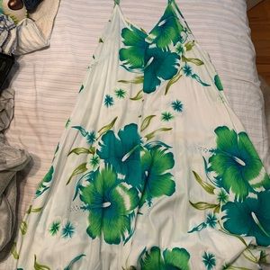 Tropical beach cover up/dress